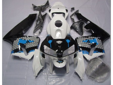 Blue Splatter 2005-2006 CBR600RR Motorcycle Fairing