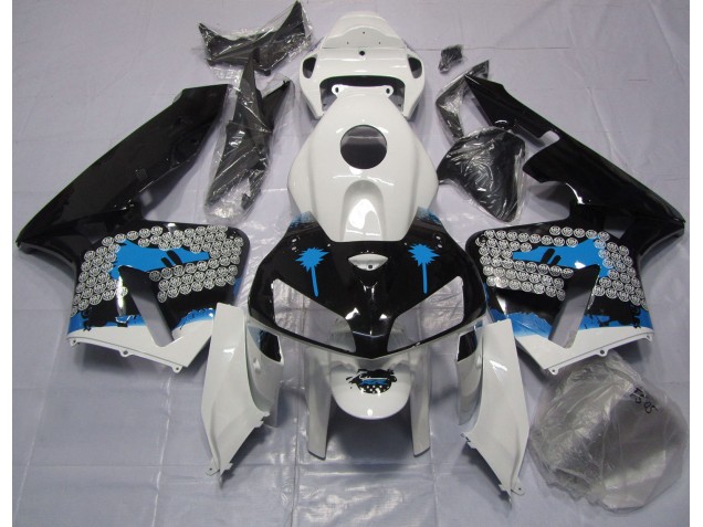 Blue Splatter 2005-2006 CBR600RR Motorcycle Fairing Blue Splatter 2005-2006 CBR600RR Motorcycle Fairing