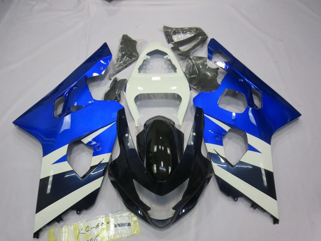 Blue White 2004-2005 GSXR 600-750 Motorcycle Fairing Blue White 2004-2005 GSXR 600-750 Motorcycle Fairing