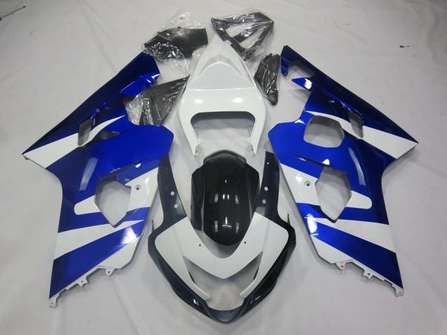 Blue White OEM Style 2004-2005 GSXR 600-750 Motorcycle Fairing