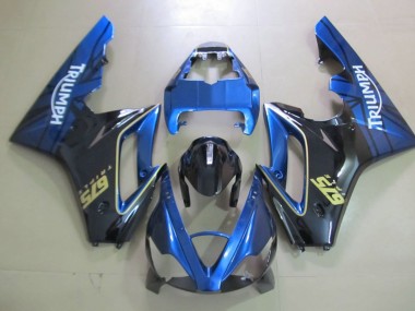 Blue and Black 2006-2008 Daytona 675 Motorcycle Fairing
