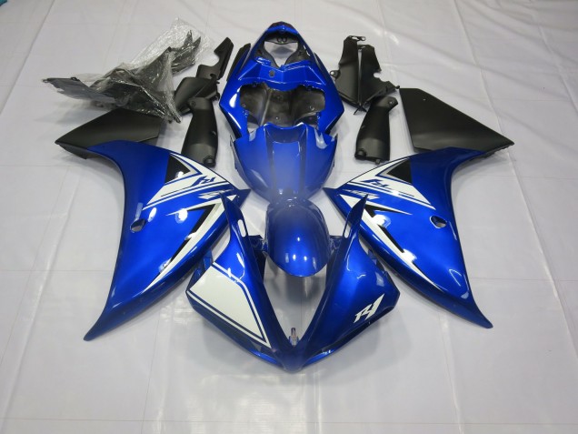 Blue and Black 2012-2014 R1 Motorcycle Fairing Blue and Black 2012-2014 R1 Motorcycle Fairing