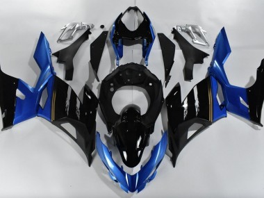 Blue and Black 2018-2023 Ninja 400 Motorcycle Fairing