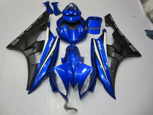 Blue and Black Design 2006-2007 R6 Motorcycle Fairing Blue and Black Design 2006-2007 R6 Motorcycle Fairing