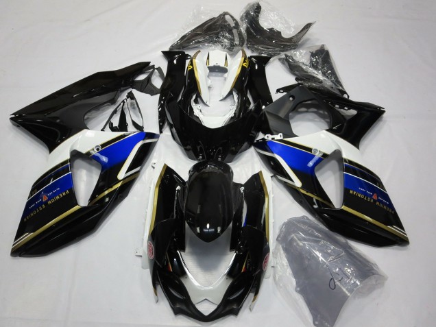 Blue and Gold 2009-2016 GSXR 1000 Motorcycle Fairing Blue and Gold 2009-2016 GSXR 1000 Motorcycle Fairing