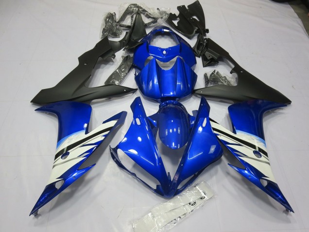 Blue and White 2004-2006 R1 Motorcycle Fairing Blue and White 2004-2006 R1 Motorcycle Fairing