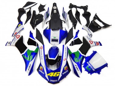 Blue and White 46 2015-2019 R1 Motorcycle Fairing