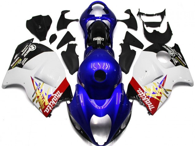 Blue and White Custom Logo 1997-2007 GSXR 1300 Hayabusa Motorcycle Fairing Blue and White Custom Logo 1997-2007 GSXR 1300 Hayabusa Motorcycle Fairing