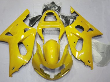 Bright Yellow 2001-2003 GSXR 600-750 Motorcycle Fairing