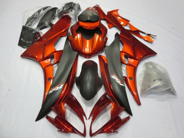 Burnt Orange 2006-2007 R6 Motorcycle Fairing