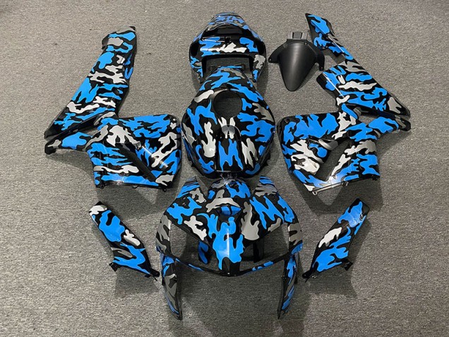 Camo & BLUE 2005-2006 CBR600RR Motorcycle Fairing Camo & BLUE 2005-2006 CBR600RR Motorcycle Fairing