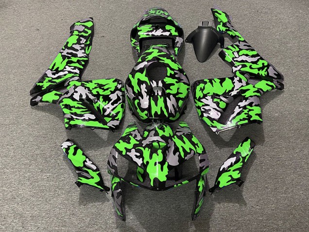Camo & GREEN 2005-2006 CBR600RR Motorcycle Fairing Camo & GREEN 2005-2006 CBR600RR Motorcycle Fairing