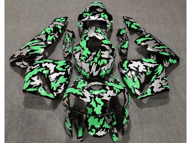 Camo & LIGHT GREEN 2005-2006 CBR600RR Motorcycle Fairing Camo & LIGHT GREEN 2005-2006 CBR600RR Motorcycle Fairing