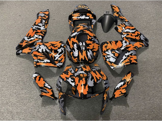 Camo & ORANGE 2005-2006 CBR600RR Motorcycle Fairing Camo & ORANGE 2005-2006 CBR600RR Motorcycle Fairing