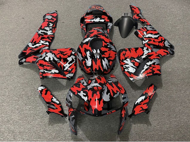 Camo & RED 2005-2006 CBR600RR Motorcycle Fairing Camo & RED 2005-2006 CBR600RR Motorcycle Fairing