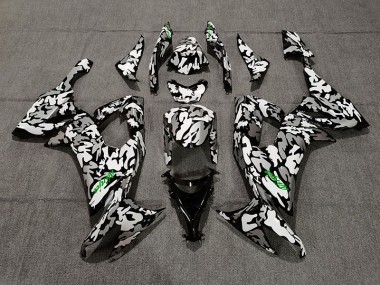 Camo and Green Logo 2008-2010 ZX10R Motorcycle Fairing