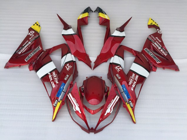 Candy Apple 2013-2018 ZX6R Motorcycle Fairing Candy Apple 2013-2018 ZX6R Motorcycle Fairing