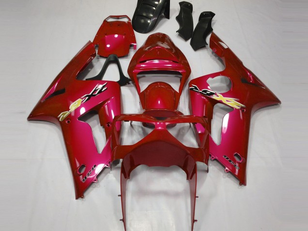 Candy Red 2003-2004 ZX6R Motorcycle Fairing Candy Red 2003-2004 ZX6R Motorcycle Fairing