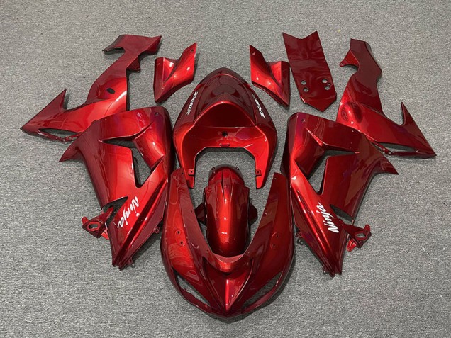 Candy Red 2006-2007 ZX10R Motorcycle Fairing Candy Red 2006-2007 ZX10R Motorcycle Fairing