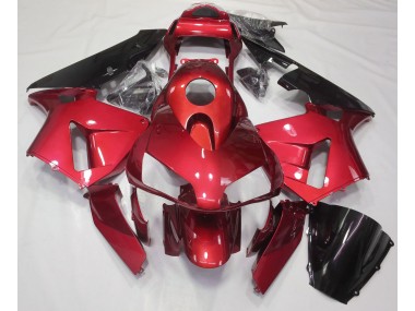 Candy Red Plain 2003-2004 CBR600RR Motorcycle Fairing