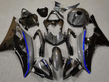 Carbon Fiber & Blue 2008-2016 R6 Motorcycle Fairing