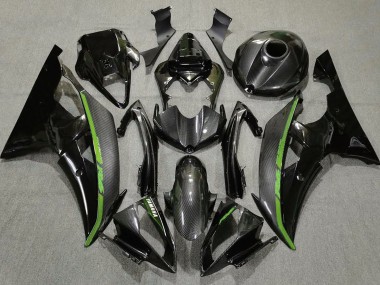 Carbon Fiber & Green 2008-2016 R6 Motorcycle Fairing