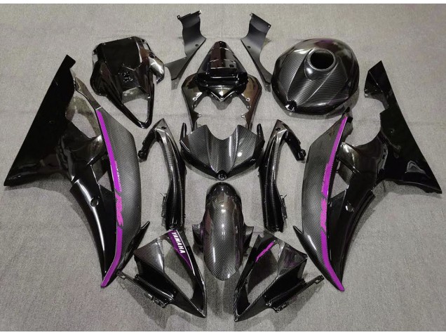 Carbon Fiber & Pink 2008-2016 R6 Motorcycle Fairing Carbon Fiber & Pink 2008-2016 R6 Motorcycle Fairing