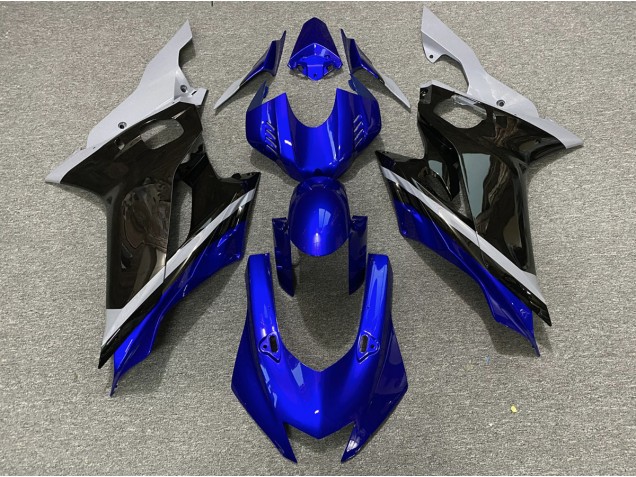 Cement Black and Blue 2017-2021 R6 Motorcycle Fairing Cement Black and Blue 2017-2021 R6 Motorcycle Fairing