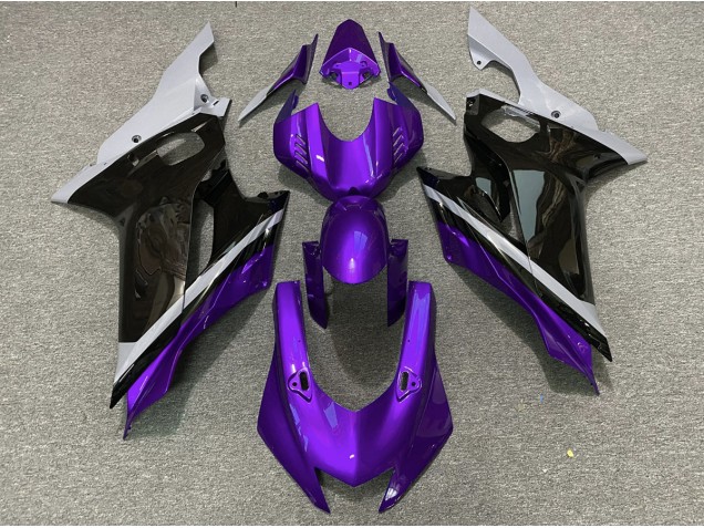 Cement Black and Purple 2017-2021 R6 Motorcycle Fairing Cement Black and Purple 2017-2021 R6 Motorcycle Fairing