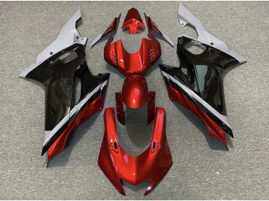 Cement Black and Red 2017-2021 R6 Motorcycle Fairing