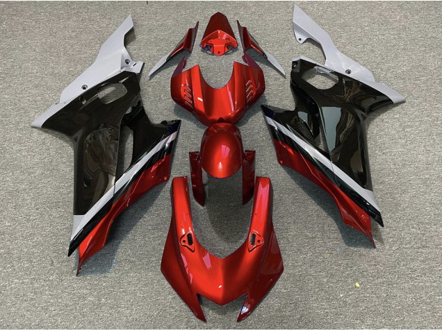 Cement Black and Red 2017-2021 R6 Motorcycle Fairing Cement Black and Red 2017-2021 R6 Motorcycle Fairing