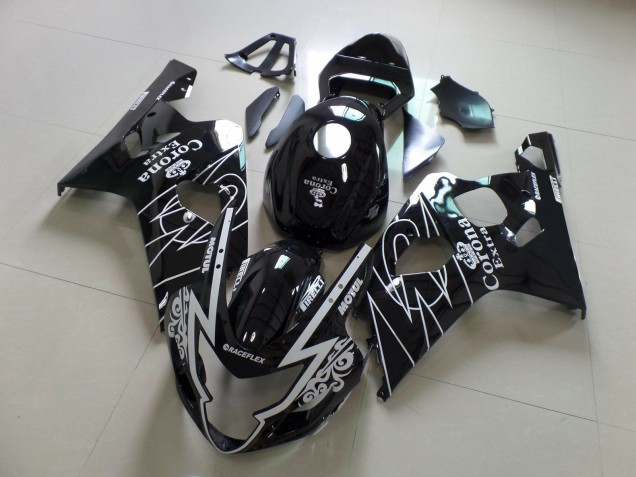 Corona Black 2004-2005 GSXR 600-750 Motorcycle Fairing Corona Black 2004-2005 GSXR 600-750 Motorcycle Fairing