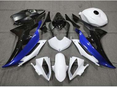 Custom Blue Black and White 2008-2016 R6 Motorcycle Fairing
