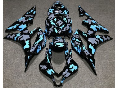 Custom Camo Blue 2007-2008 CBR600RR Motorcycle Fairing