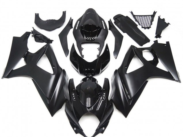 Custom Matte Black Slick 2007-2008 GSXR 1000 Motorcycle Fairing Custom Matte Black Slick 2007-2008 GSXR 1000 Motorcycle Fairing
