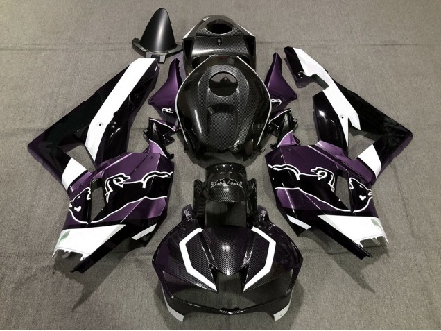 Custom Purple Carbon Bull 2013-2023 CBR600RR Motorcycle Fairing Custom Purple Carbon Bull 2013-2023 CBR600RR Motorcycle Fairing