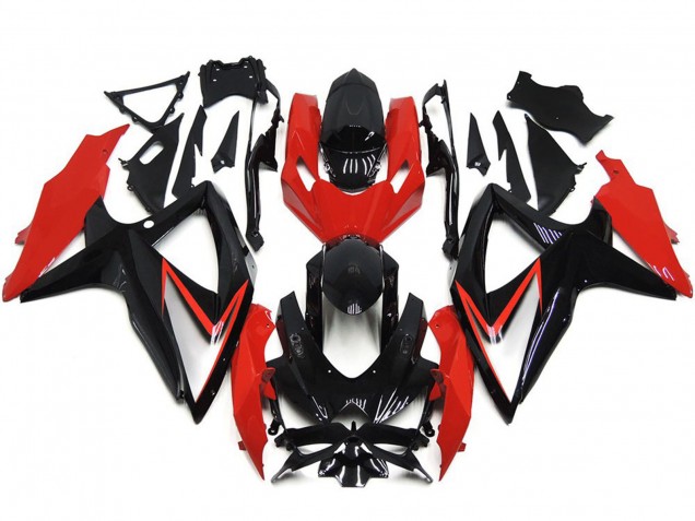Custom Red OEM Style 2008-2010 GSXR 600-750 Motorcycle Fairing