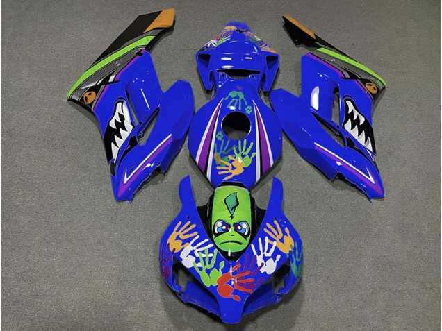 Dark Blue Shark 2004-2005 CBR1000RR Motorcycle Fairing Dark Blue Shark 2004-2005 CBR1000RR Motorcycle Fairing