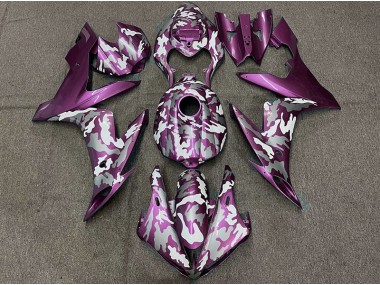 Dark Magenta Camo 2004-2006 R1 Motorcycle Fairing