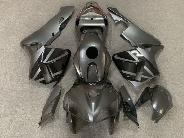 Dark Silver and Black 2005-2006 CBR600RR Motorcycle Fairing