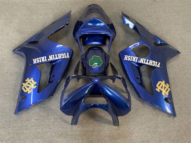 Deep Blue 2003-2004 ZX6R Motorcycle Fairing