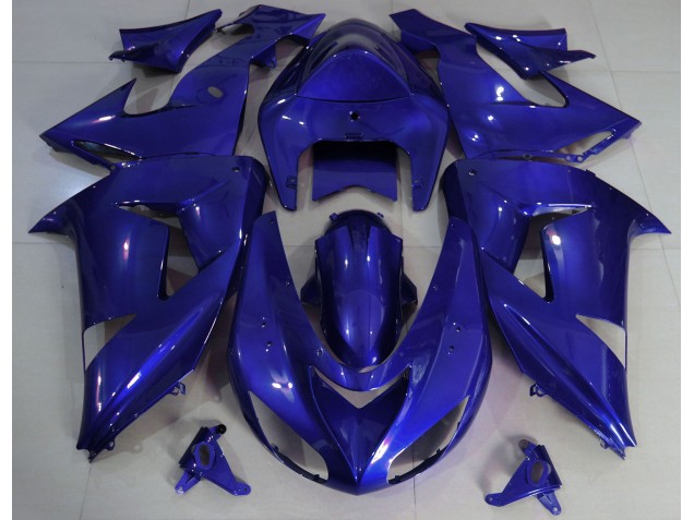 Deep Blue Plain 2006-2007 ZX10R Motorcycle Fairing Deep Blue Plain 2006-2007 ZX10R Motorcycle Fairing