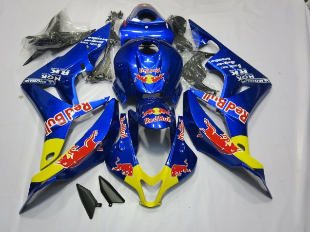 Deep Blue Red Bull 2007-2008 CBR600RR Motorcycle Fairing Deep Blue Red Bull 2007-2008 CBR600RR Motorcycle Fairing