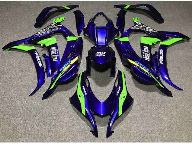 Deep Blue Trickstar 2016-2019 ZX10R Motorcycle Fairing Deep Blue Trickstar 2016-2019 ZX10R Motorcycle Fairing