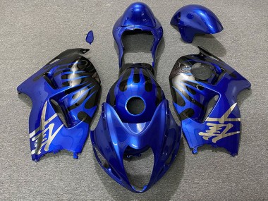 Deep Blue and Black 1997-2007 GSXR 1300 Hayabusa Motorcycle Fairing