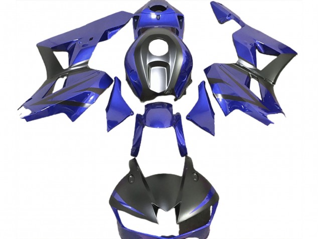 Deep Blue and Matte Black 2013-2023 CBR600RR Motorcycle Fairing Deep Blue and Matte Black 2013-2023 CBR600RR Motorcycle Fairing