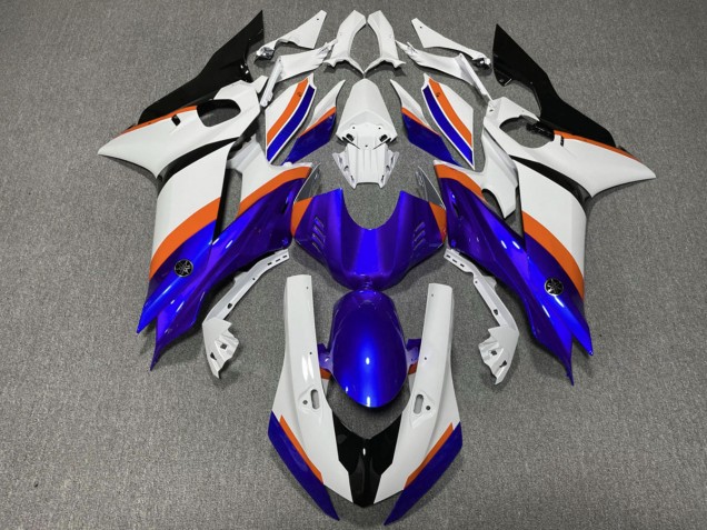 Deep Blue and Orange 2017-2021 R6 Motorcycle Fairing Deep Blue and Orange 2017-2021 R6 Motorcycle Fairing