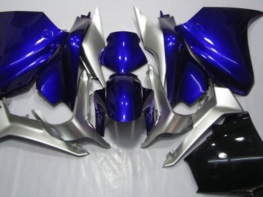 Deep Blue and Silver 2010-2013 VFR1200 Motorcycle Fairing