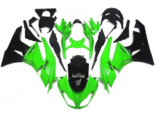 Deep Gloss Green Sharp 2009-2012 ZX6R Motorcycle Fairing Deep Gloss Green Sharp 2009-2012 ZX6R Motorcycle Fairing
