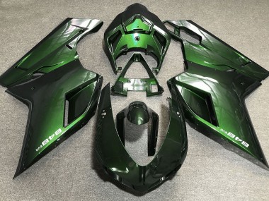 Deep Green 2007-2014 Ducati 848 1098 1198 Motorcycle Fairing